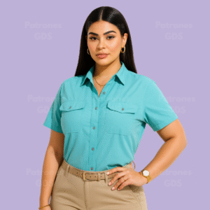 Blusa Columbia Manga Corta 2096
