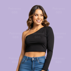 Crop Top Asimétrico 2055