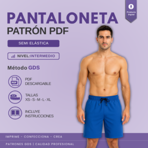 Pantaloneta Deportiva - 4075