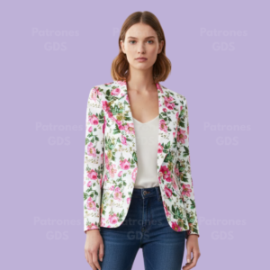 Blazer cuello sastre -1032