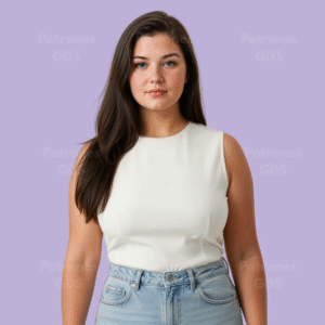 Base Para Blusa Talla Plus- NO ELÁSTICA