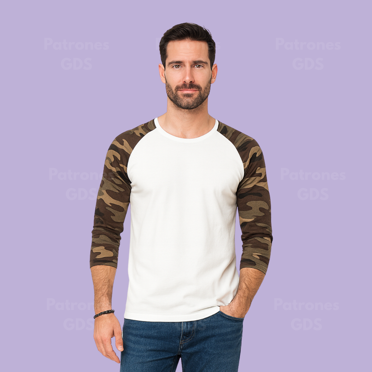 Camiseta Manga Larga Ranglan - 7159