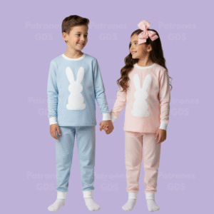 Pijama Manga Larga Unisex Infantil - 8033