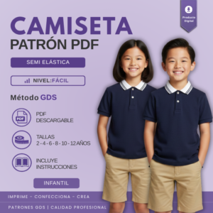 Camiseta polo infantil manga corta Unisex -7117