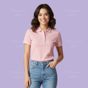 Blusa tipo polo manga corta - 2036