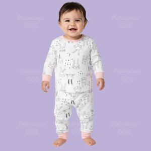 Pijama Para Bebé Unisex - 8040