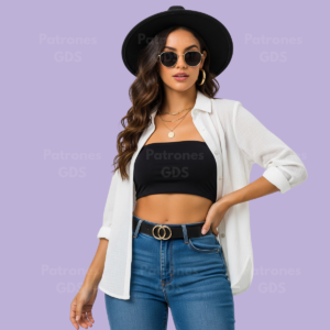 Blusa camisera oversize juvenil - 2145