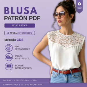 Blusa con Plantilla de encaje - 2010