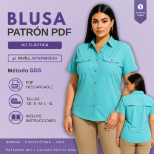 Blusa Columbia Manga Corta 2096