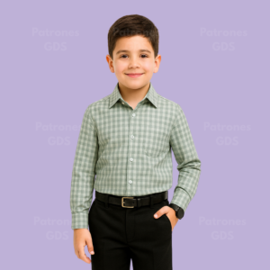Camisa clásica infantil - 7069