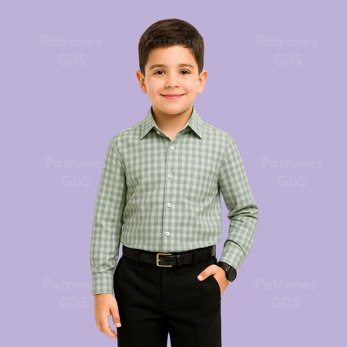 Camisa clásica infantil - 7069