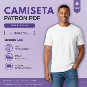 Camiseta Cuello redondo - 7181 - DE XS - XL