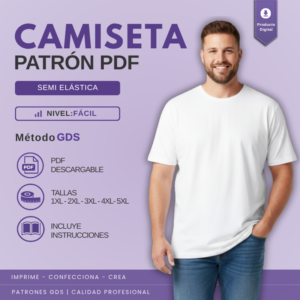 Camiseta Cuello redondo - 7181 - De 1XL a 5XL