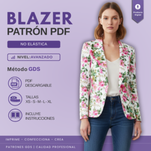 Blazer cuello sastre -1032