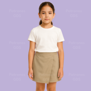 Falda Short Escolar - 5090