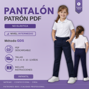 Pantalón Escolar para Niña - 4109