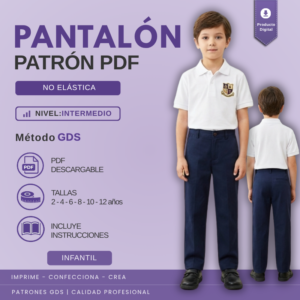 Pantalón Escolar para Niños - 4113