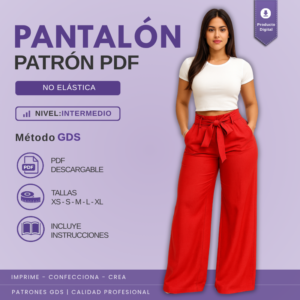 Pantalón tipo Palazzo - 4022