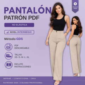Patrón de Pantalón Para Dama - 4047