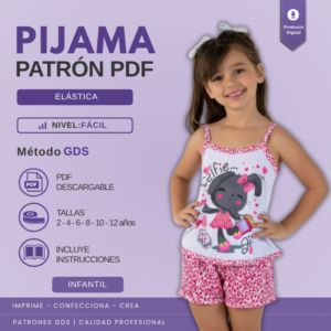 Conjunto de pijama infantil - 8017