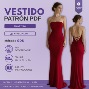 Vestido Strapless 3062