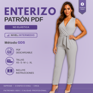 Enterizo con lazada - 4030