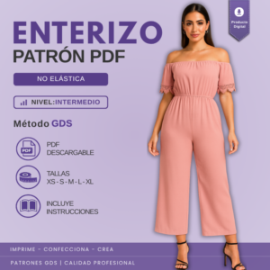 Enterizo Escote Barco - 4046
