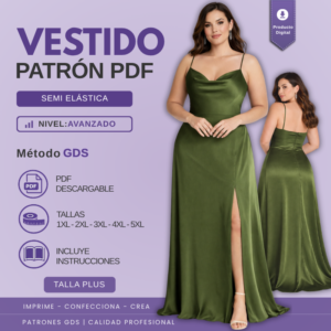 Patrón de Vestido - 3159 - De 1XL a 5XL