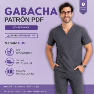Gabacha Scrub para Hombre - 7173