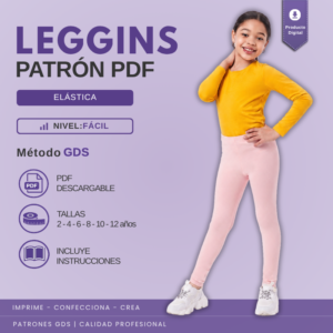 Leggins infantil largo al tobillo