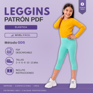 Leggins infantil a media pierna